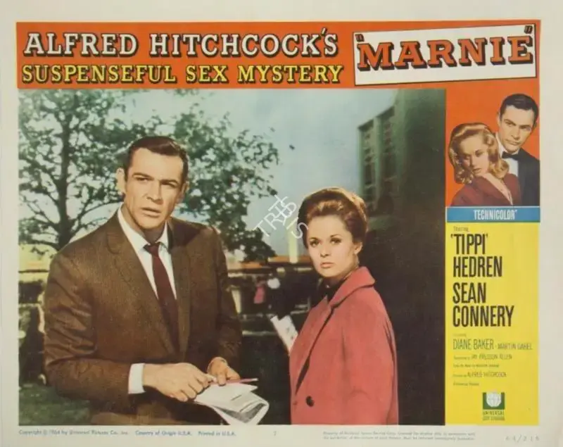 Alfred Hitchcock (Producer), Marnie, 1964, Lobby Card