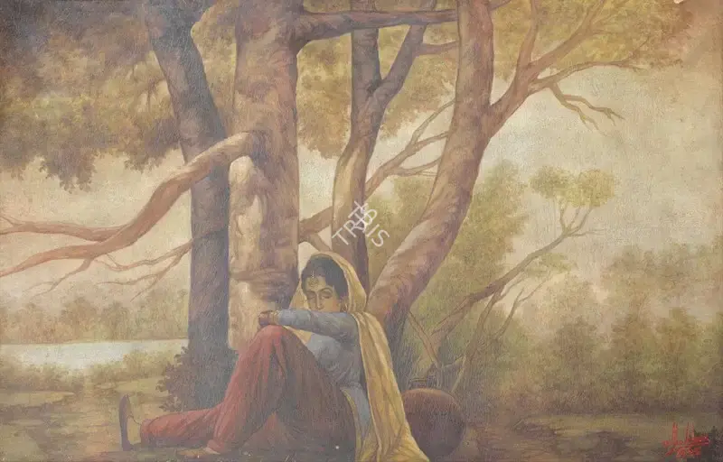 Ustad Allah Bukhsh (Artist), Sohni, 1935, Painting