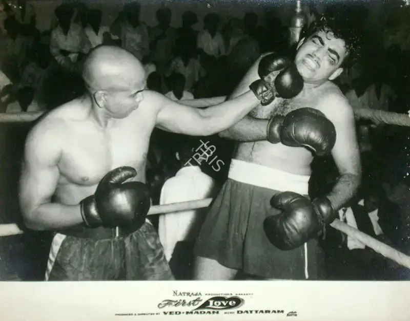 Madan (Producer), First Love, 1961, Lobby Card