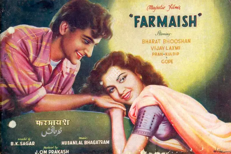J.Om Prakash (Producer), Farmaish, 1953, Song-Synopsis Booklet