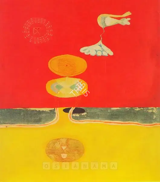 Prabhakar Barwe (Artist), Ethereal Transition, 1969, Painting