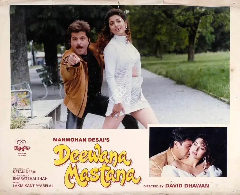 Rajan Kinagi (Cinematographer), Deewana Mastana, 1997, Lobby Card