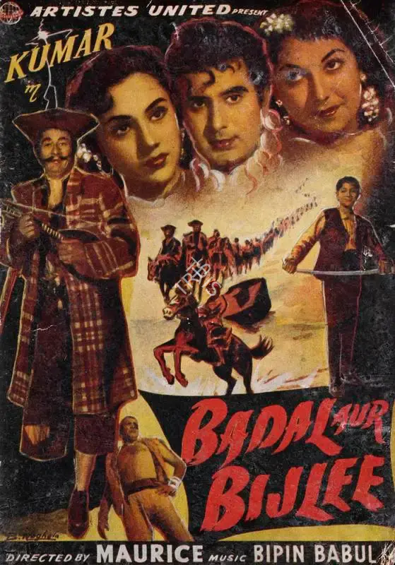 Four Aces (Producer), Badal Aur Bijlee, 1956, Song-Synopsis Booklet