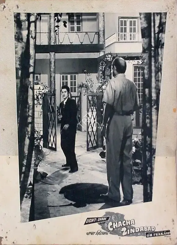 Om Prakash (Producer), Chacha Zindabad, 1959, Lobby Card