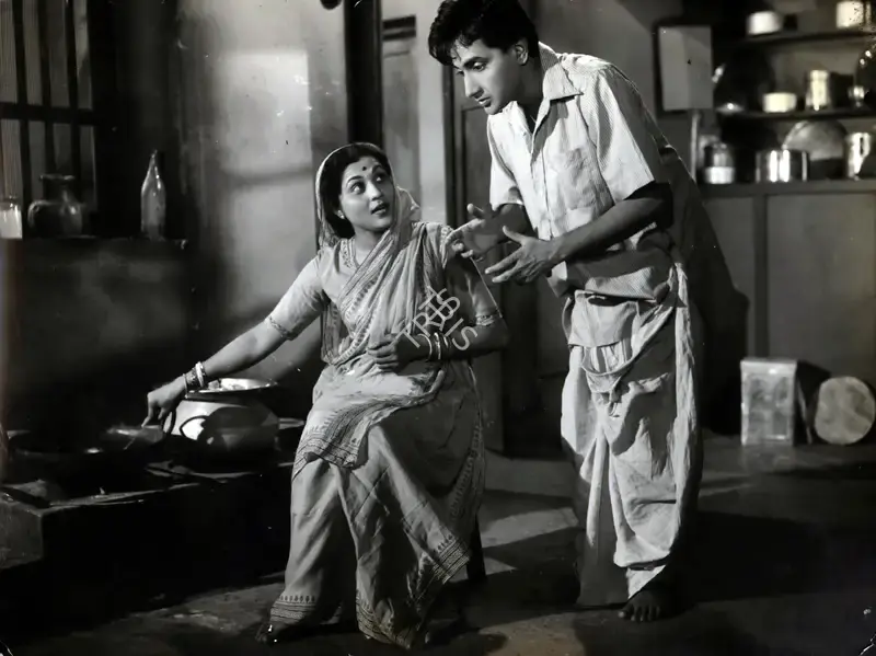 Hem Chunder (Director), Teen Bhai, 1955, Photographic Still