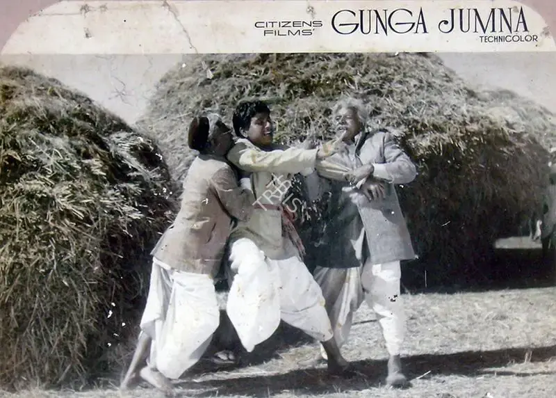 V. Babasaheb (Cinematographer), Gunga Jamuna, 1961, Lobby Card