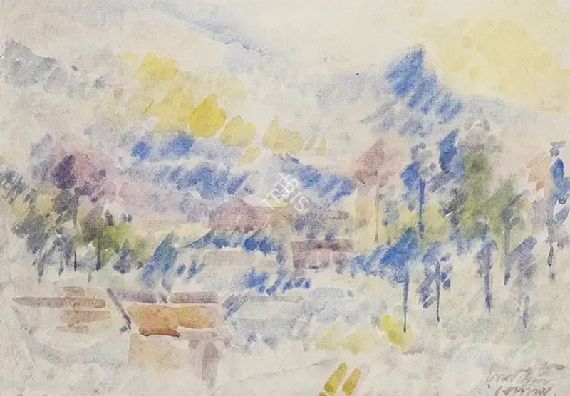 Ramkinkar Baij (Artist), Untitled, Painting
