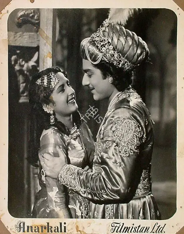 Nandlal Jashwantlal (Director), Anarkali, 1953, Lobby Card