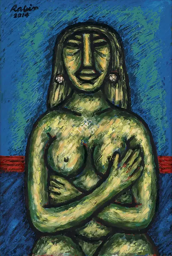 Mondal, Rabin (Artist). Untitled, 2014 | Painting, AG.Onl/07.03.16, 2016 · Asta Guru