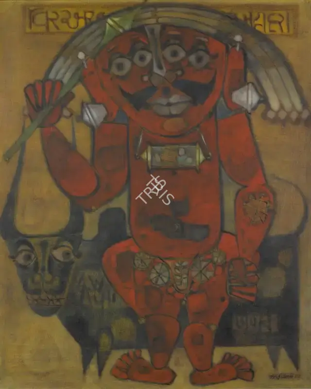 Ali, J. Sultan (Artist). Arjunia, 1971 | Painting, So.Lon/18.10.16, 2016 · Sotheby's
