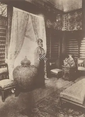 Unknown (Photographer), Bombay Room in India Art Exhibition, 1903, Contemporary Photograph