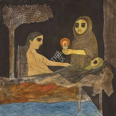 Badri Narayan (Artist), The Vision, 1994, Painting