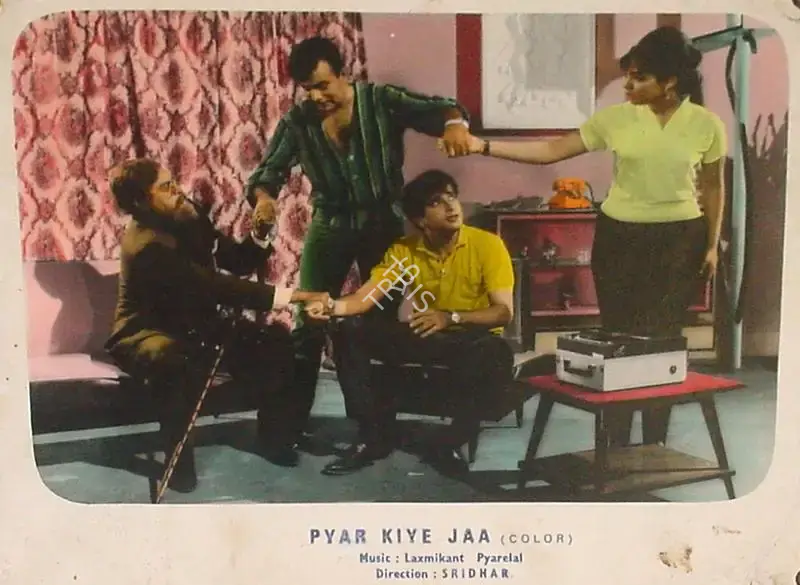 Sridhar (Director), Pyar Kiye Jaa, 1966, Lobby Card