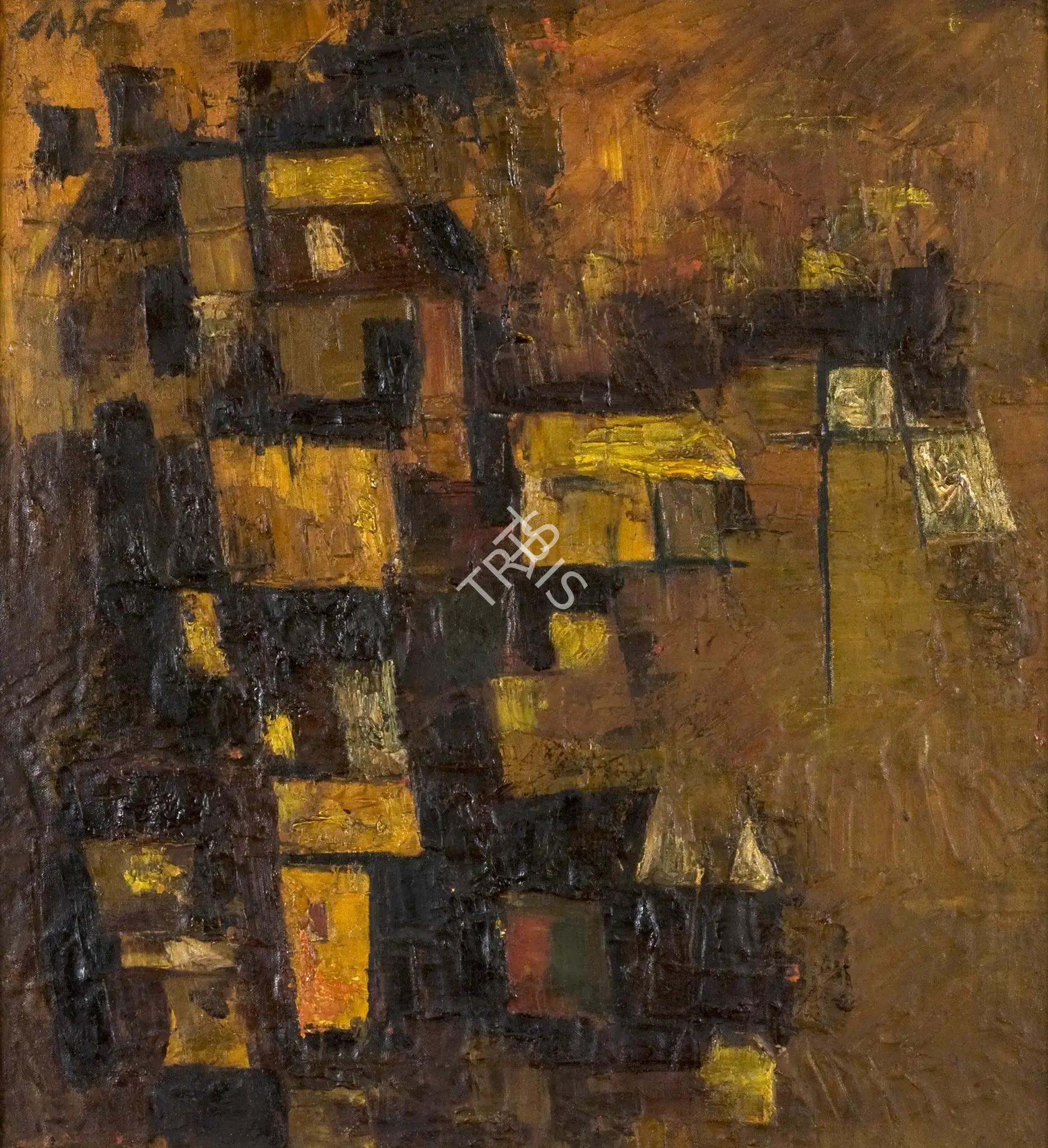 Gade, H.A. (Artist). Untitled, late 1950s - early 1960s | Painting, Os.Mum/23.06.10, 2010 · Osian's