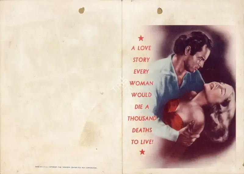 Orson Welles (Director), Jane Eyre, 1943, Handbill