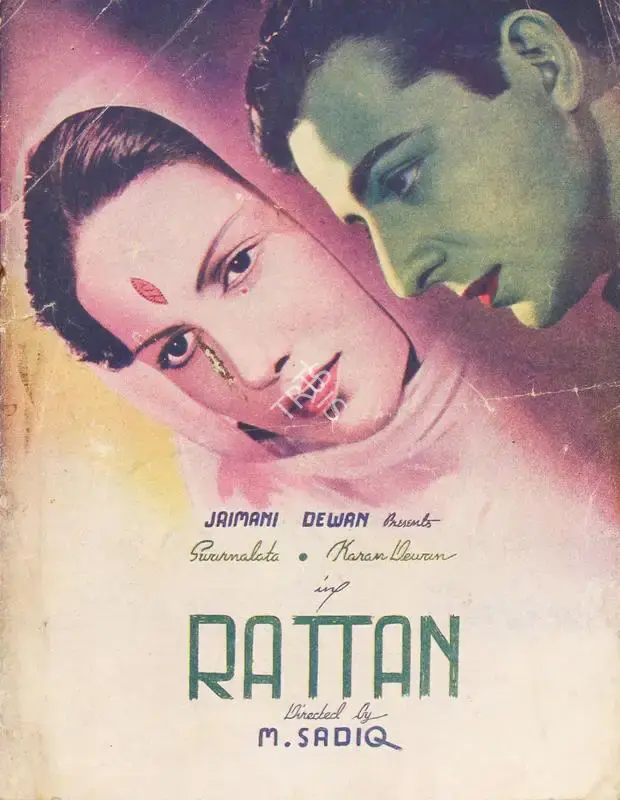 A.R. Kardar (Producer), Rattan, 1944, Song-Synopsis Booklet
