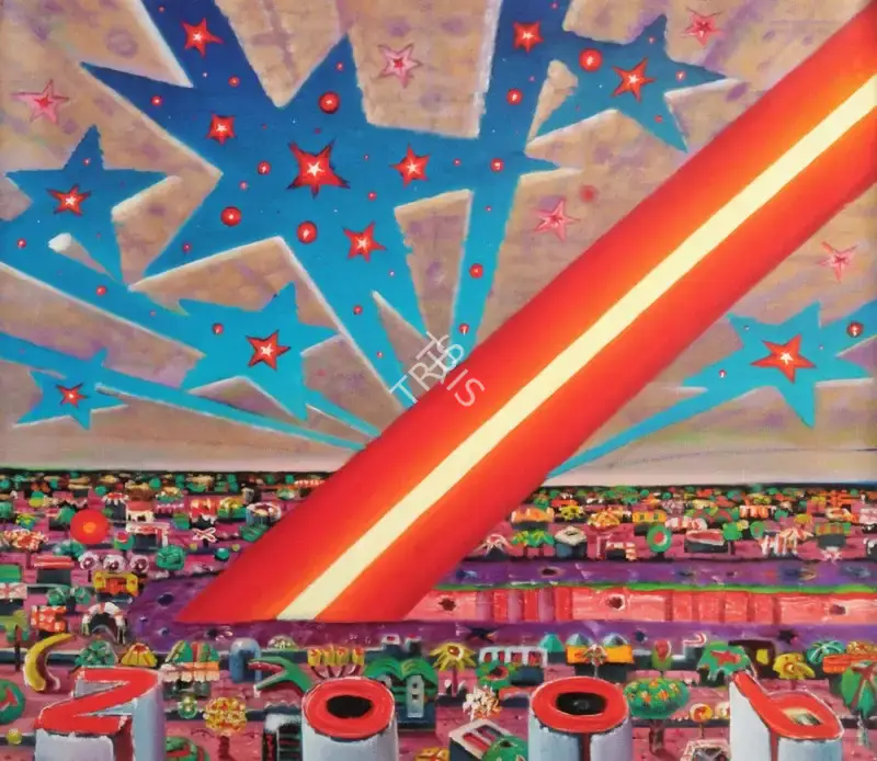 Jyothi Basu (Artist), Starry Night - I, 2006, Painting