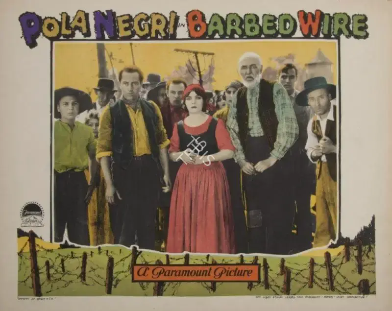 Mauritz Stiller (Director), Barbed Wire, 1927, Lobby card