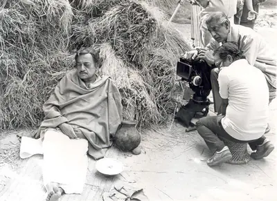 Nemai Ghosh (Still Photographer), Agantuk, 1991, Working Still