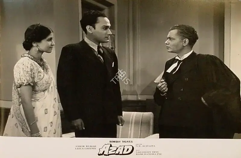 Himanshu Rai (Producer), Azad, 1940, Lobby Card