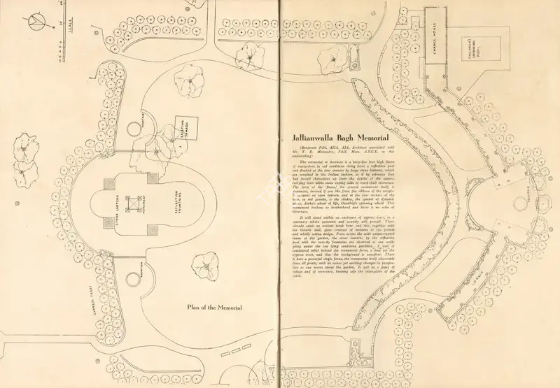 Unknown (Cartographer), Plan of the Memorial, Map
