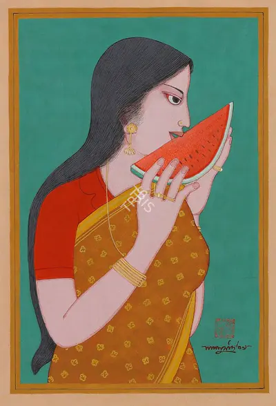 Lalu Prasad Shaw (Artist), Untitled, 2009, Painting