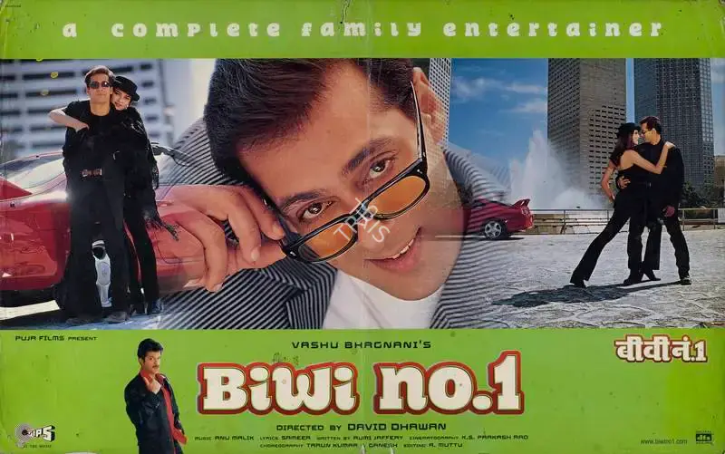 K. S. Prakash Rao (Cinematographer), Biwi No 1, 1999, Lobby Card