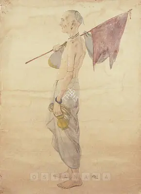 K.H. Ara (Artist), Pilgrim, 1940, Painting
