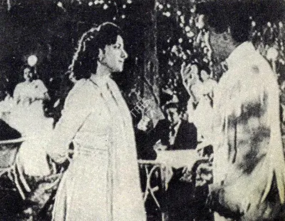Faredoon A. Irani (Cinematographer), Andaz, 1949, Photographic Still