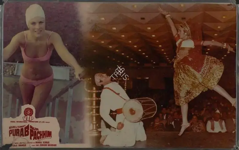 V.N. Reddy (Cinematographer), Purab Aur Pachhim, 1970, Lobby Card