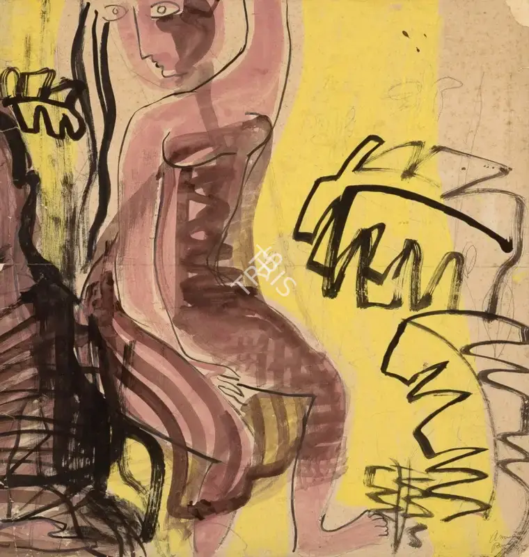 Amina Kar (Artist), Untitled, 1959, Painting