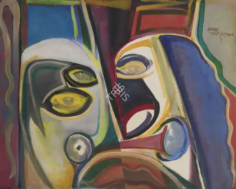 Bakre, S.K. (Artist). Untitled, 2002 | Painting, Sa.Onl/02.04.26, 2026 · Saffronart