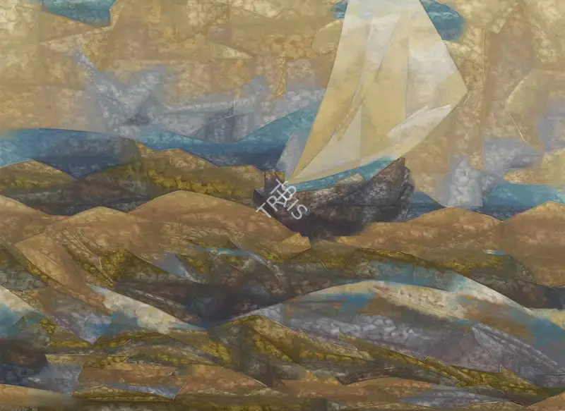 Sabavala, Jehangir (Artist). Storm, 1988 | Painting, Sa.Mum/13.12.23, 2023 · Saffronart