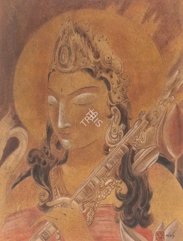 Nandalal Bose (Artist), Saraswati, Painting