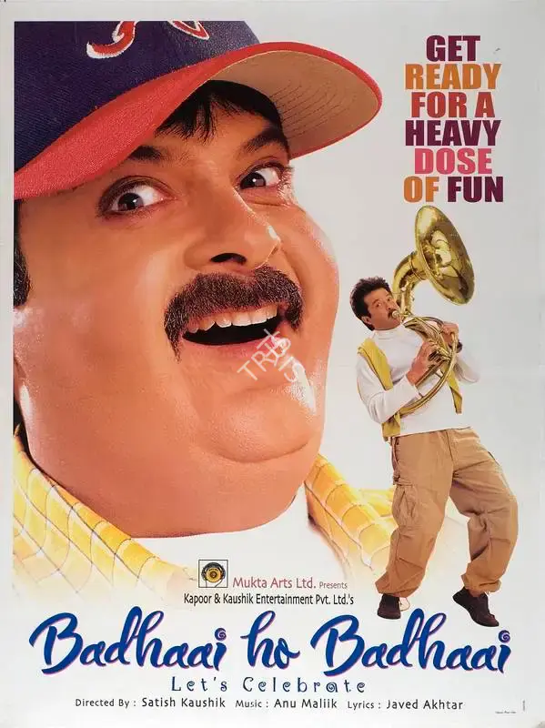 Anil Kapoor (Producer), Badhaai Ho Badhaai, 2002, Full Sheet Poster