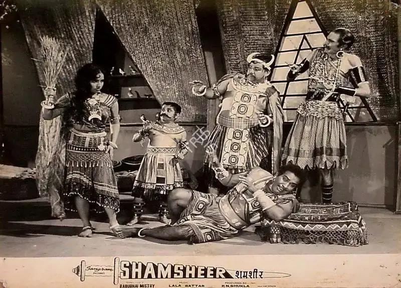 Babubhai Mistri (Director), Shamsheer, 1967, Lobby Card