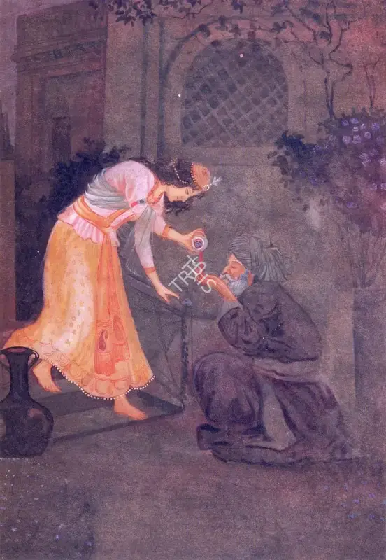 M.V. Dhurandhar (Artist), Omar Khayyam Series 04, Painting