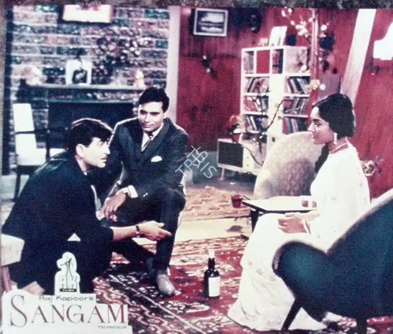 Radhu Karmakar (Cinematographer), Sangam, 1964, Lobby Card
