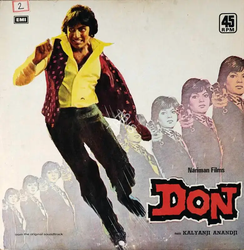 Nariman A. Irani (Producer), Don, 1978, Record Cover