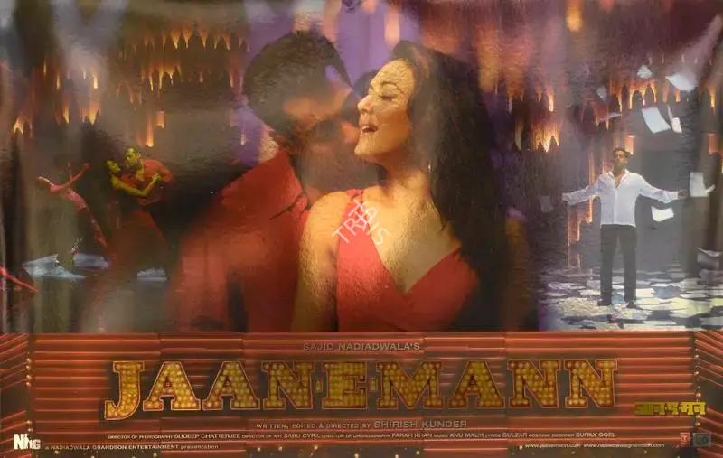 Sudeep Chatterjee (Cinematographer), Jaan E Mann, 2006, Lobby Card