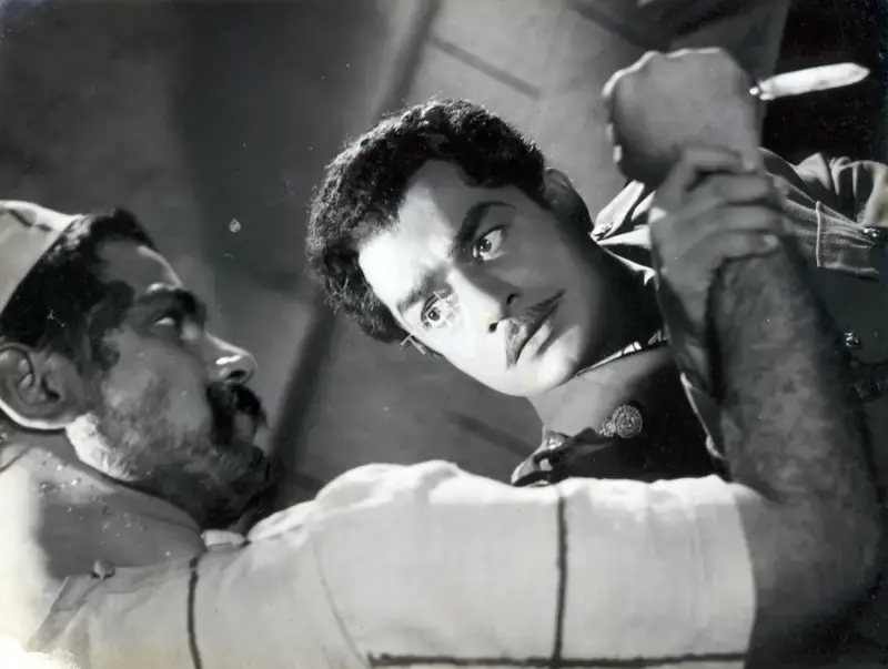 G. Balakrishna (Cinematographer), Do Ankhen Barah Haath, 1957, Photographic Still