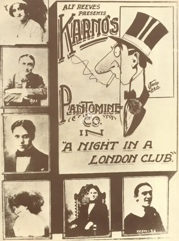 Alfred Reeves (Producer), Reeves, Alfred (Producer), Opening of The Bow-Wow's show in America | Theatre related memorabilia, Theatre related memorabilia