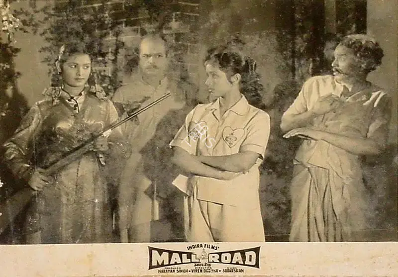 Narayan Singh (Producer), Mall Road, 1962, Lobby Card