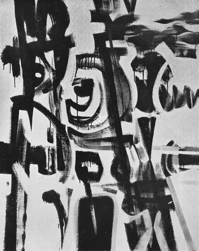 Bryan Wynter (Artist), Black and White, 1964, Painting