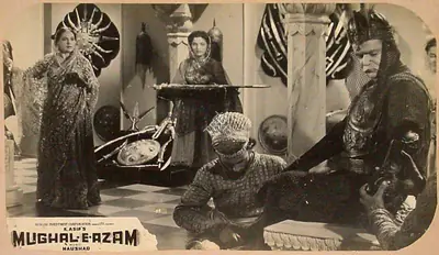 R.D. Mathur (Cinematographer), Mughal E Azam, 1960, Lobby Card