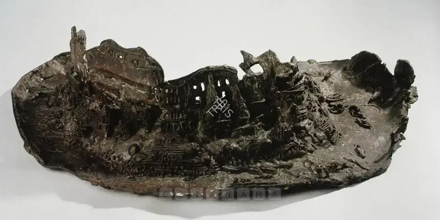 Meera Mukherjee (Artist), Ghats Of Varanasi, Sculpture