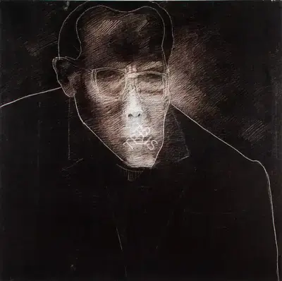 Rameshwar Broota (Artist), Head - II, 1989, Painting