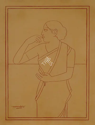 Lalu Prasad Shaw (Artist), Untitled, 2011, Drawing
