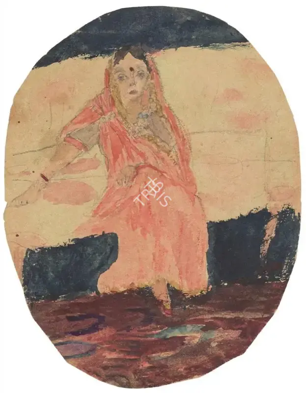 Amrita Sher-Gil (Artist), Untitled, 1922, Painting