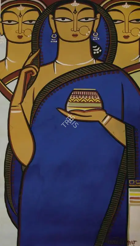 Jamini Roy (Artist), Untitled, 1950, Painting